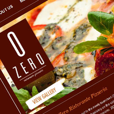 Restaurant Web Design - Zero