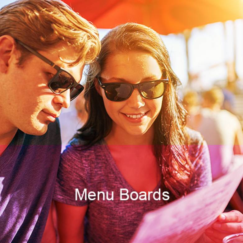 Smart Hospitality&#039;s Attractive Menu Boards