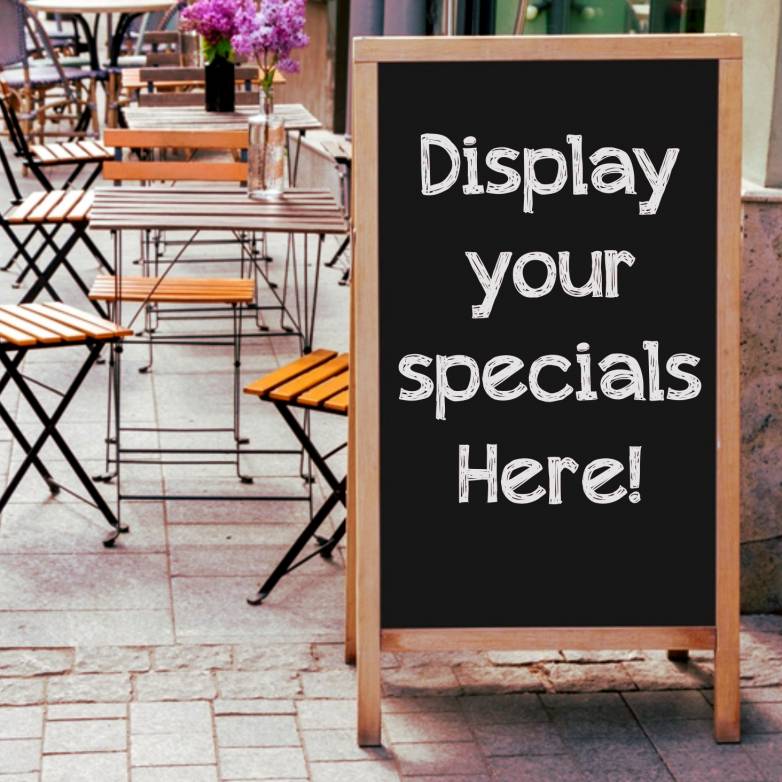 Entice Your Guests With Specials Lists